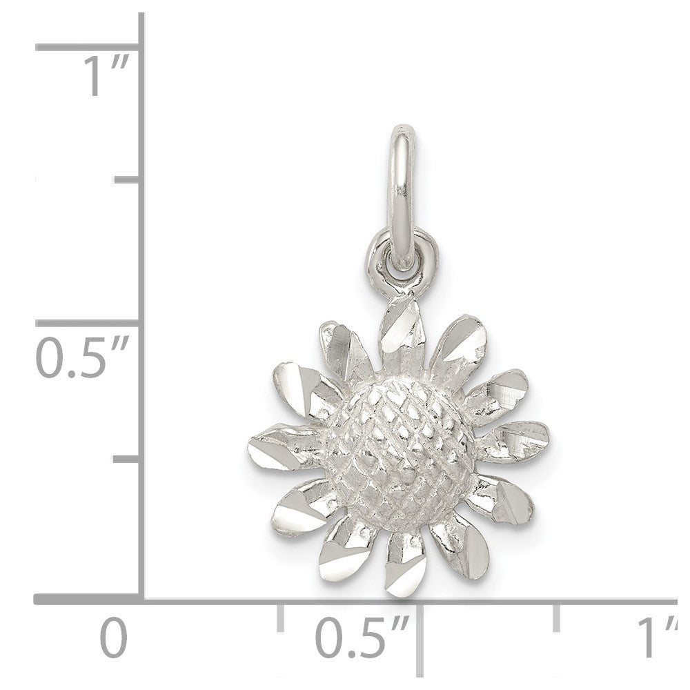 Sterlingsilber Blumen Charm