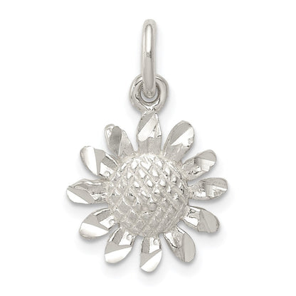 Sterlingsilber Blumen Charm