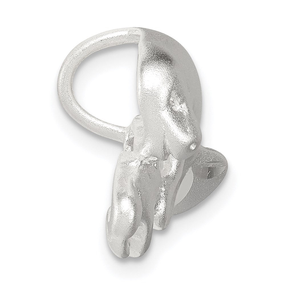 Sterlingsilber Manatee mit Baby Charm
