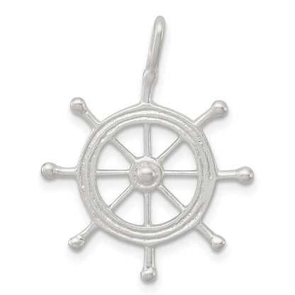Sterlingsilber Boot Rad Charm
