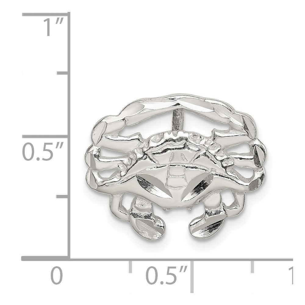 Sterlingsilber Krabbe Anhänger Charm