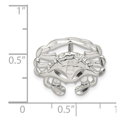 Sterlingsilber Krabbe Anhänger Charm