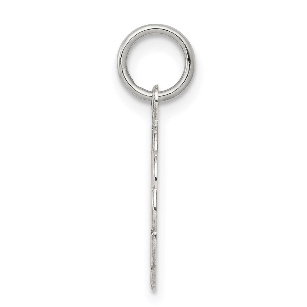 Sterlingsilber Rhodiniert Hochzeit Bells Plättchen Charm