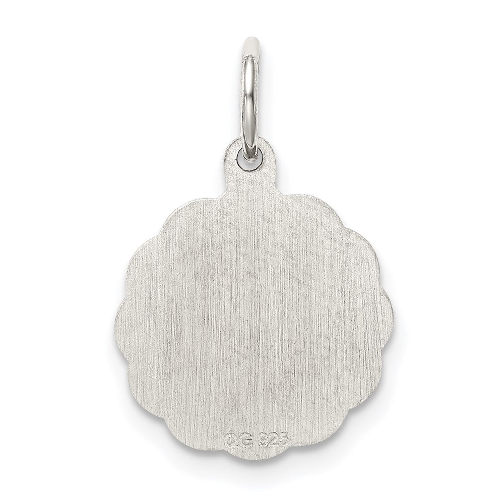 Sterlingsilber Rhodiniert Hochzeit Bells Plättchen Charm