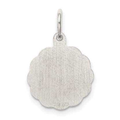 Sterlingsilber Rhodiniert Hochzeit Bells Plättchen Charm