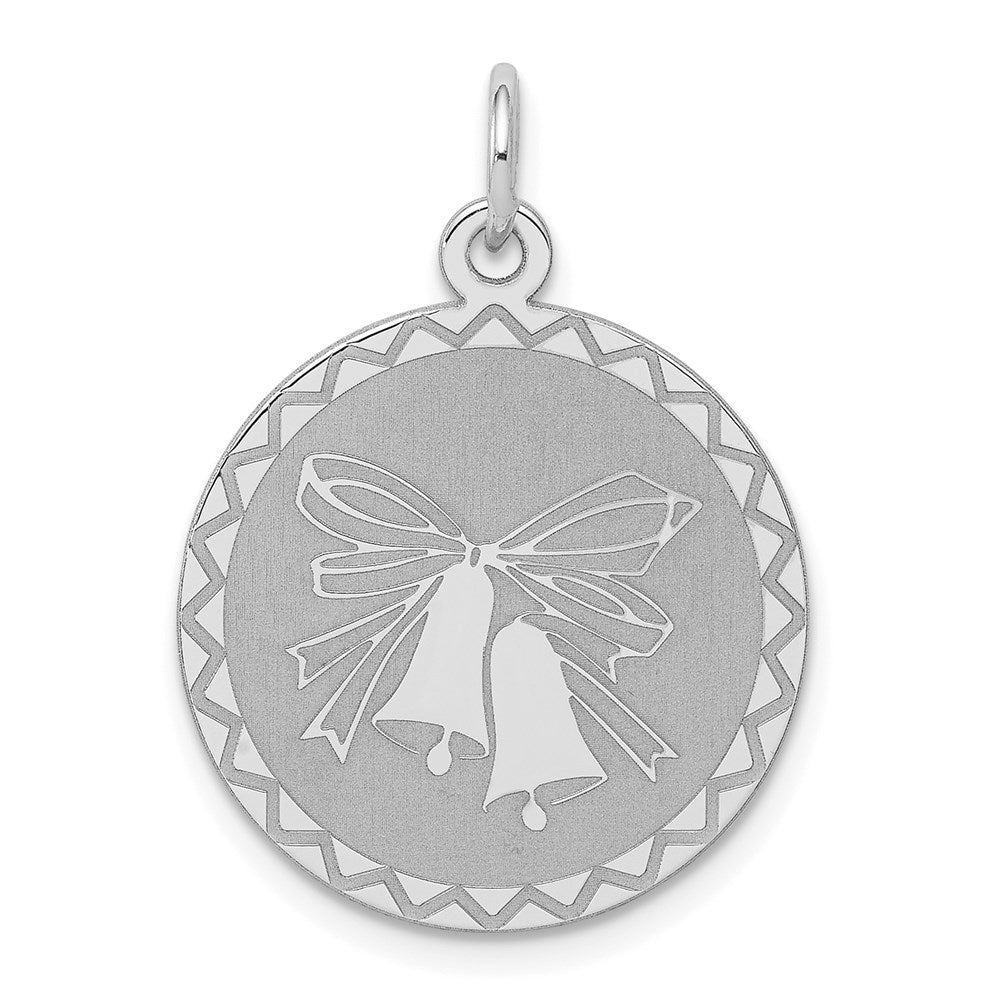 Sterlingsilber Rhodiniert Hochzeit Bells Charm