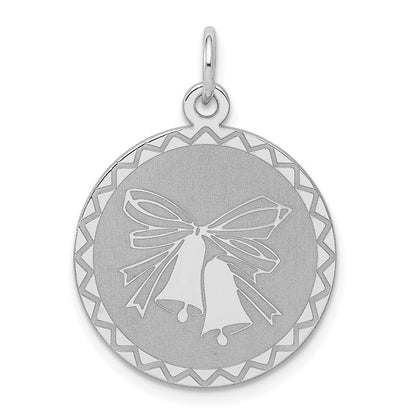Sterlingsilber Rhodiniert Hochzeit Bells Charm