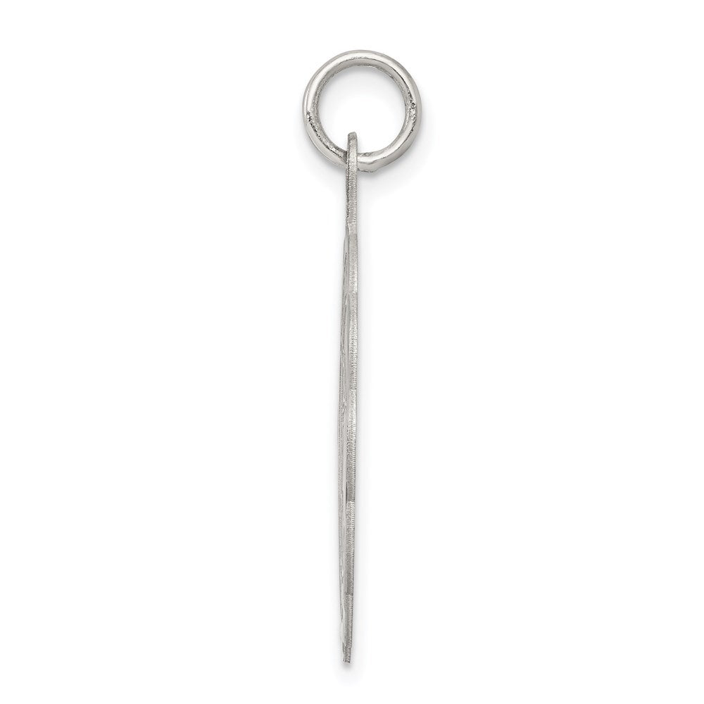Sterlingsilber Rhodiniert Hochzeit Bells Plättchen Charm