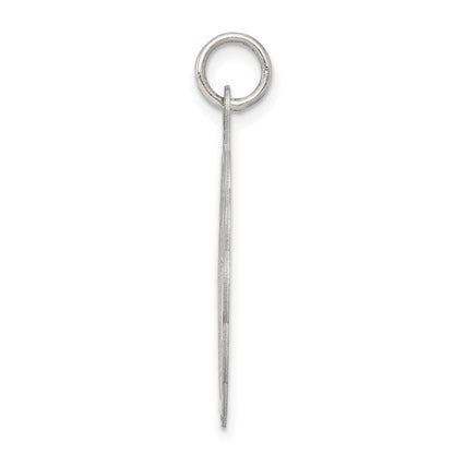 Sterlingsilber Rhodiniert Hochzeit Bells Plättchen Charm