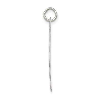 Sterlingsilber Rhodiniert Braut & Bräutigam Plättchen Charm