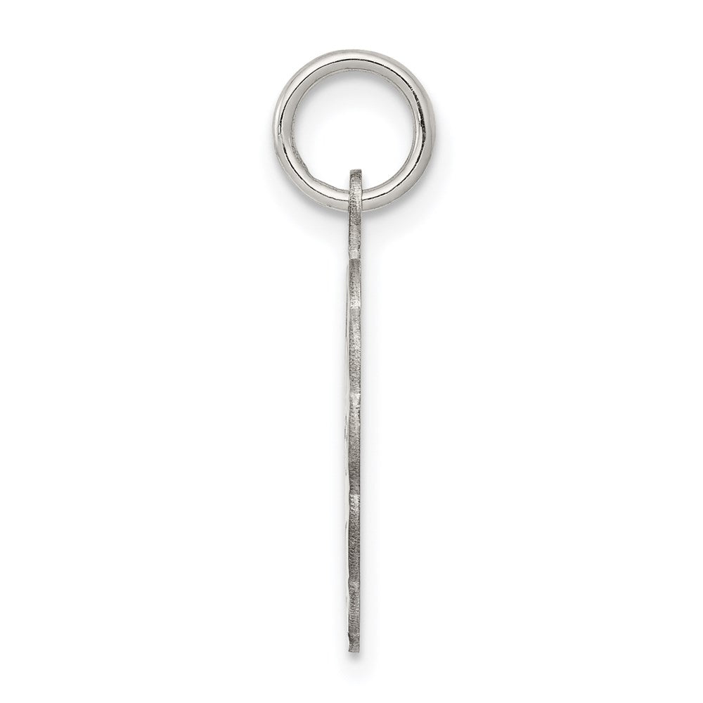 Sterlingsilber Rhodiniert A Date To Remember Plättchen Charm