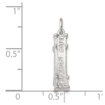 Sterlingsilber Golden Gate Bridge Charm