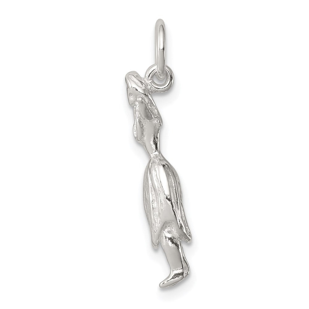 Sterlingsilber Hula Dancer Charm