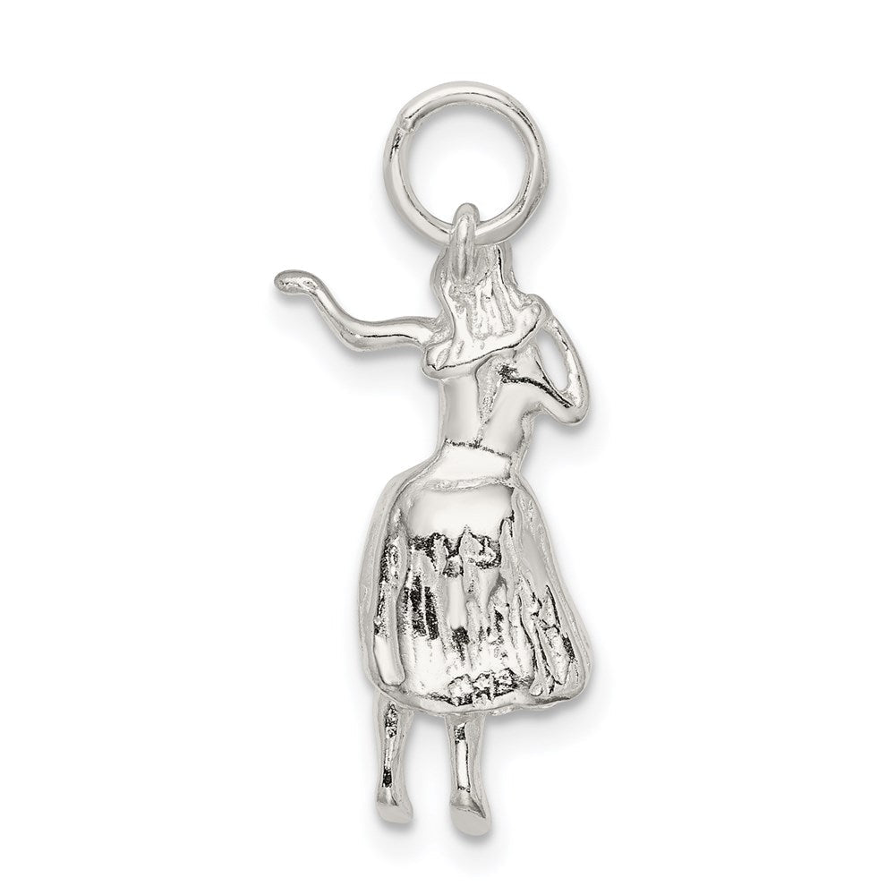 Sterlingsilber Hula Dancer Charm