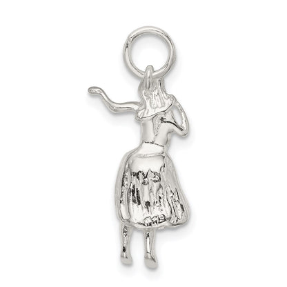 Sterlingsilber Hula Dancer Charm
