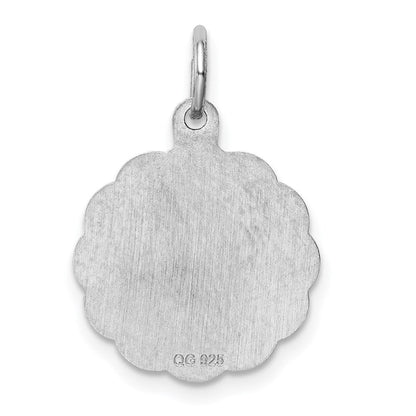 Sterlingsilber Rhodiniert Your Immer in My Herz Plättchen Charm