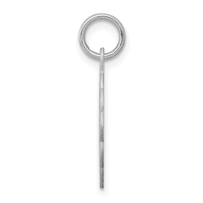 Sterlingsilber Rhodiniert Happy Jahrestag Plättchen Charm
