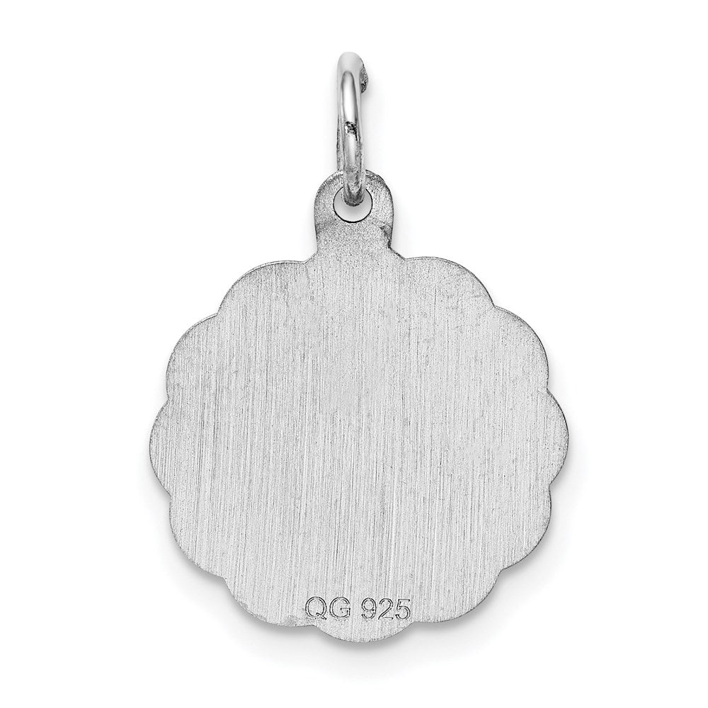 Sterlingsilber Rhodiniert Special Freund Plättchen Charm