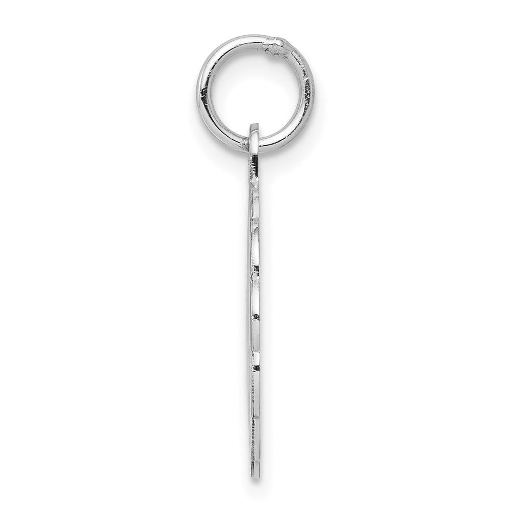 Sterlingsilber Rhodiniert Beste Freund Plättchen Charm