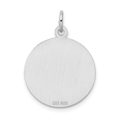 Sterlingsilber Rhodiniert My Beste Freund Plättchen Charm
