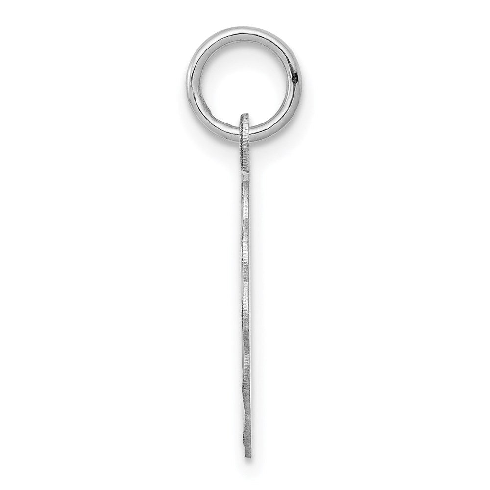 Sterlingsilber Rhodiniert Firmung Plättchen Charm