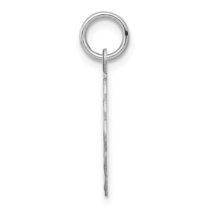 Sterlingsilber Rhodiniert Firmung Plättchen Charm