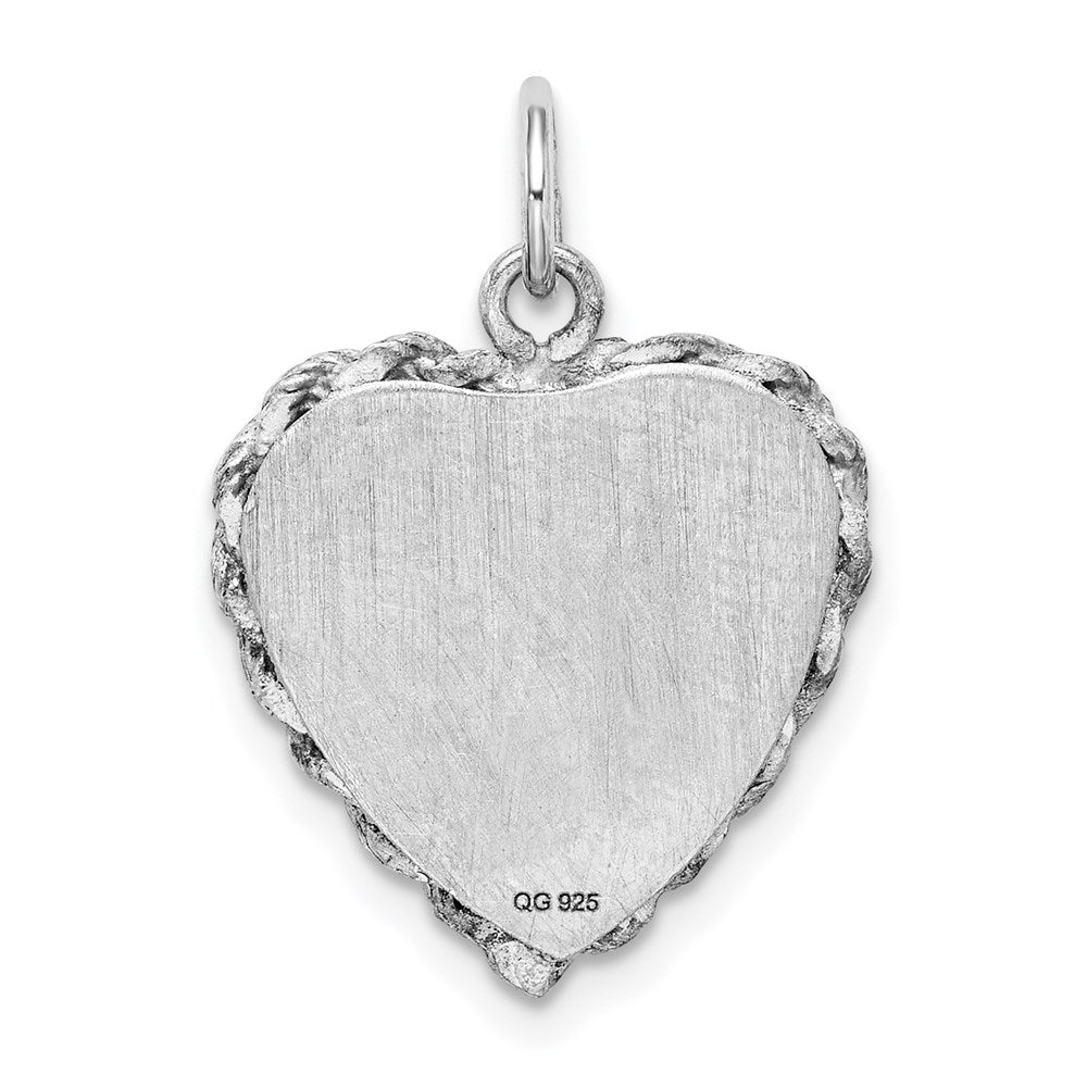 Sterlingsilber Rhodiniert My Firmung Plättchen Charm