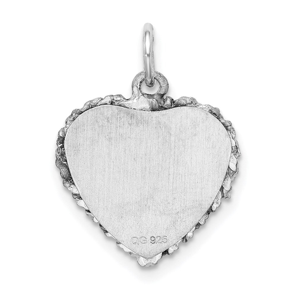Sterlingsilber Rhodiniert My Firmung Plättchen Charm