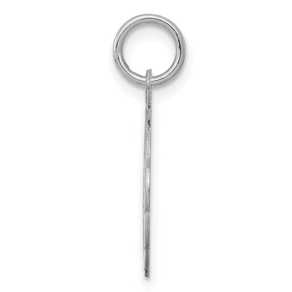 Sterlingsilber Rhodiniert Abschluss Day Plättchen Charm