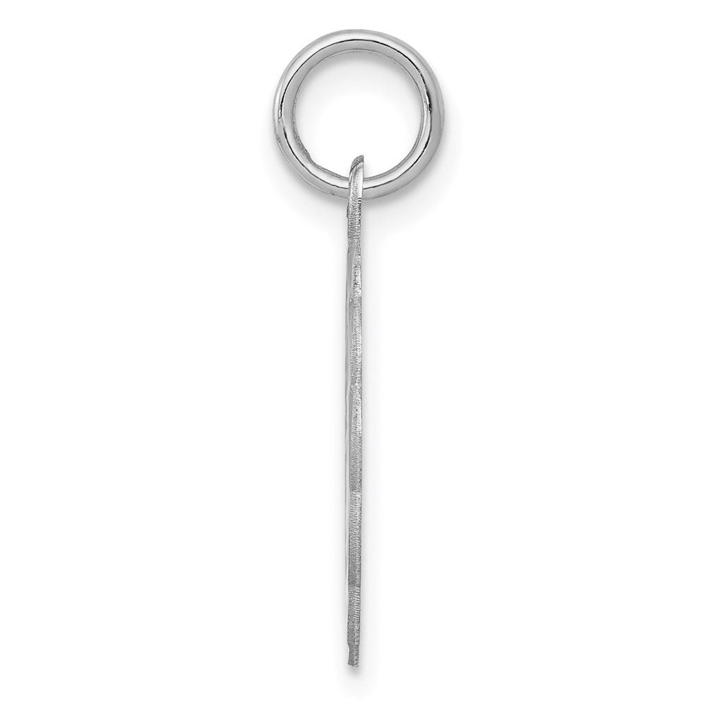 Sterlingsilber Rhodiniert Abschluss Day Plättchen Charm