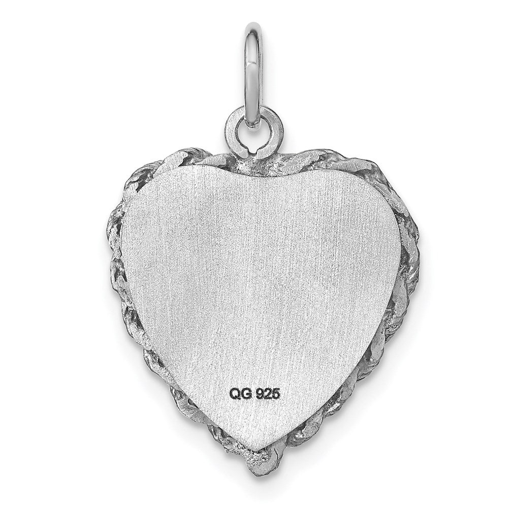 Sterlingsilber Rhodiniert Abschluss Cap & Diploma Plättchen Charm