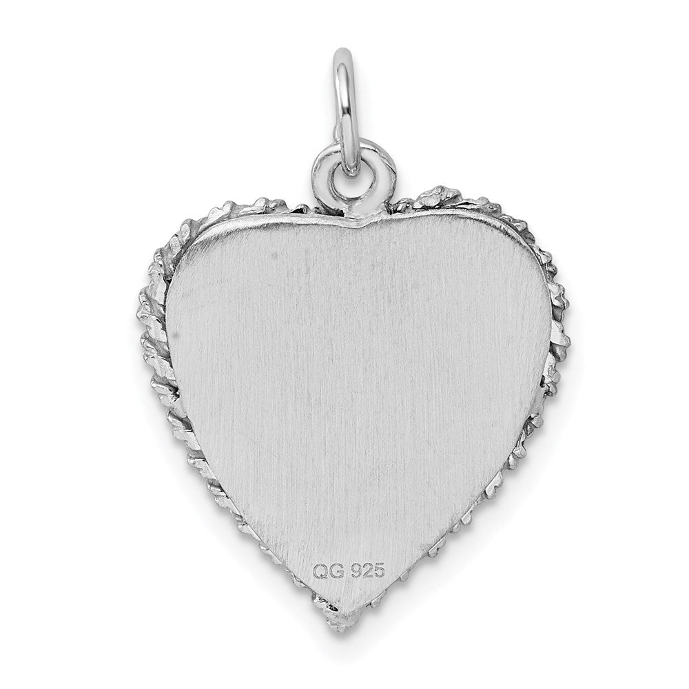 Sterlingsilber Rhodiniert Abschluss Cap & Diploma Plättchen Charm