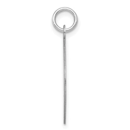 Sterlingsilber Rhodiniert Happy Abschluss Plättchen Charm