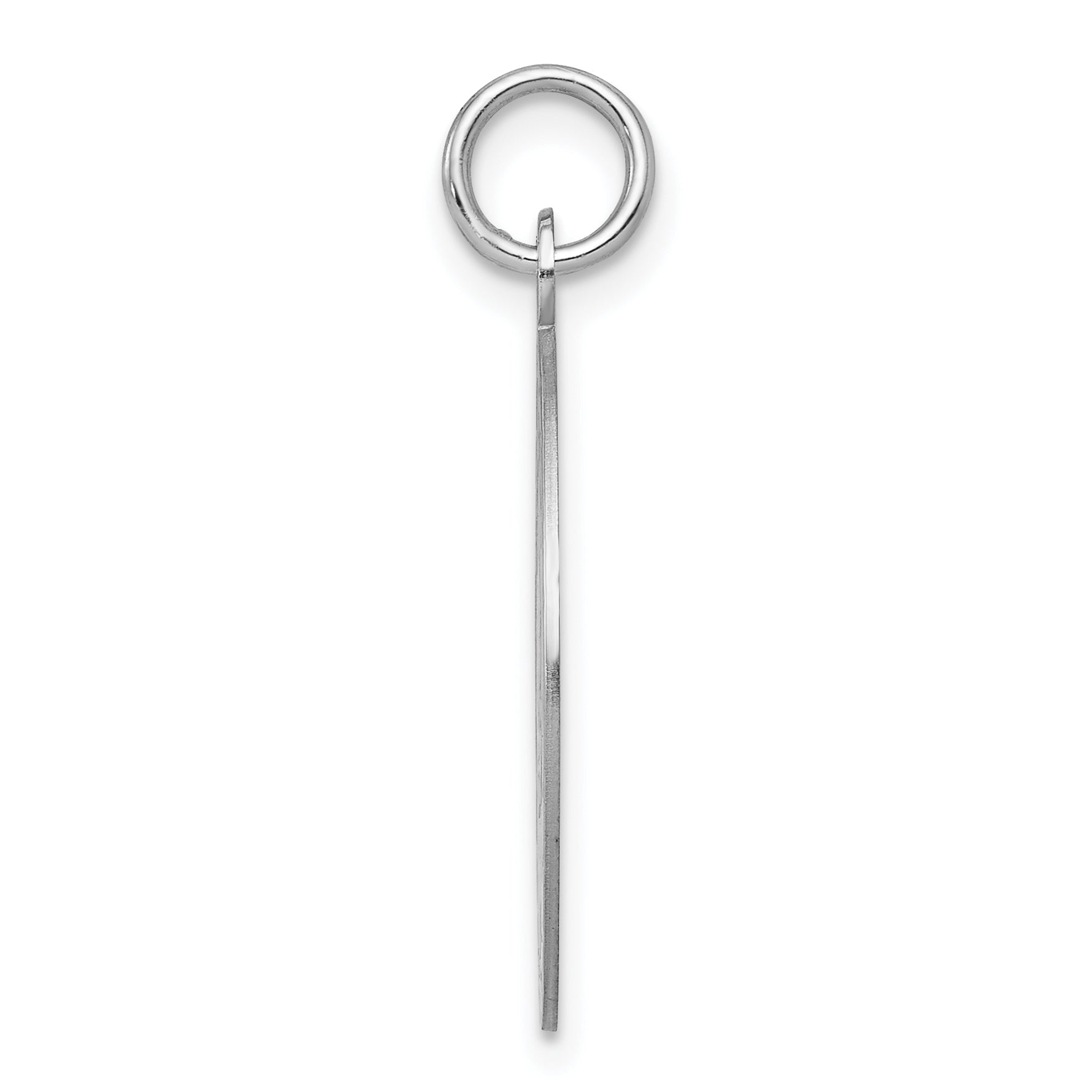 Sterlingsilber Rhodiniert Abschluss Day Plättchen Charm