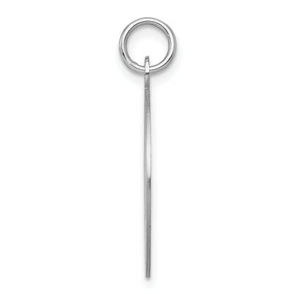 Sterlingsilber Rhodiniert Abschluss Day Plättchen Charm