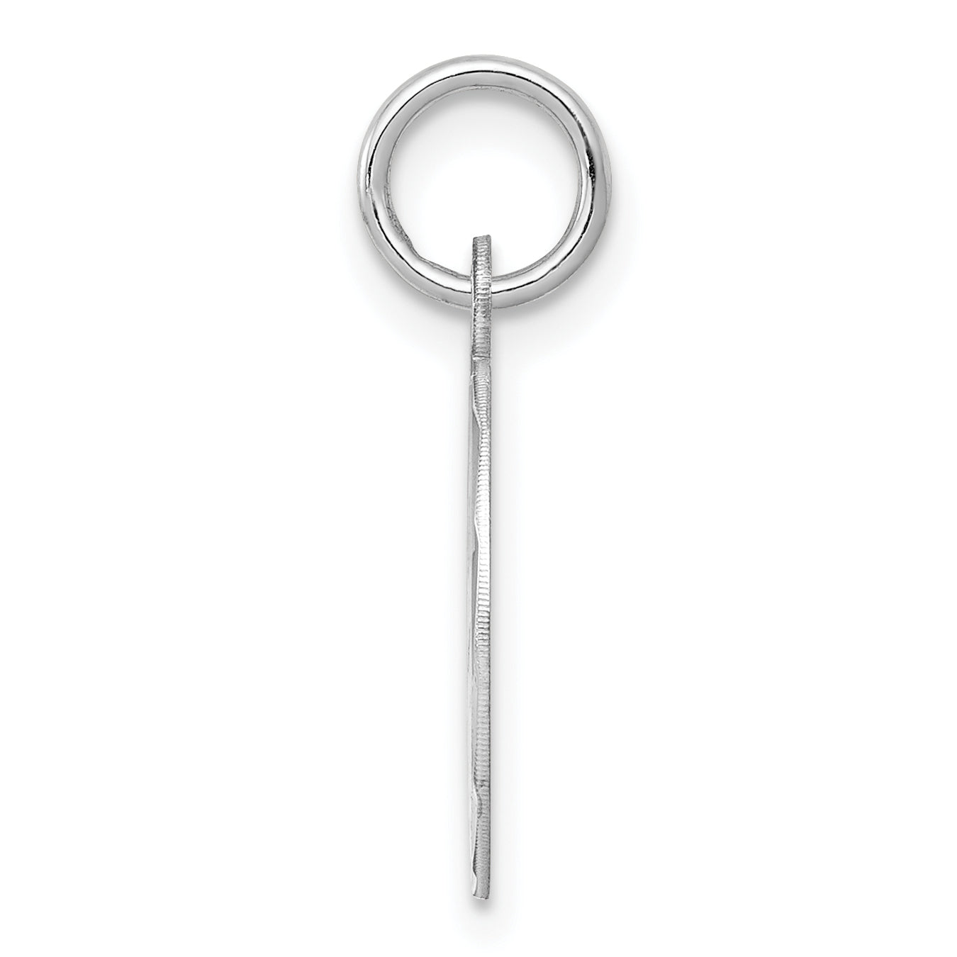 Sterlingsilber Rhodiniert Süß Sechzehn Plättchen Charm