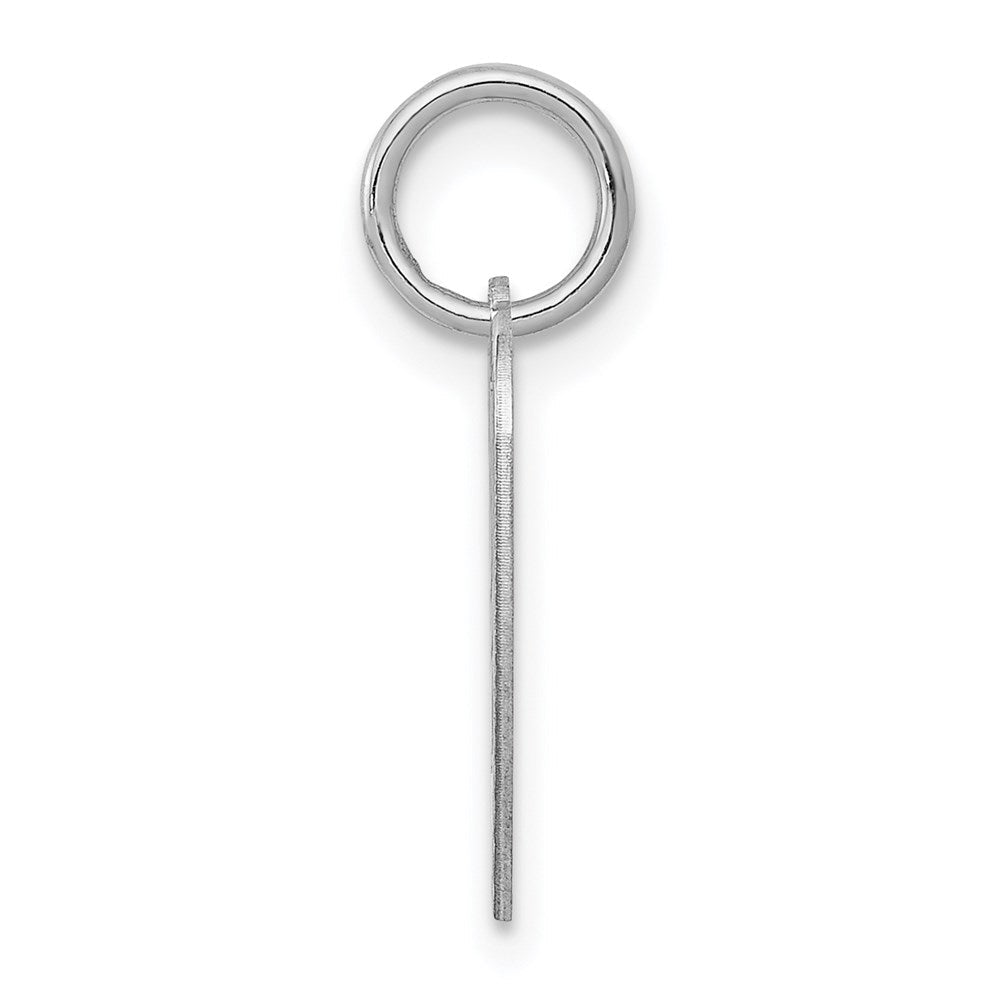 Sterlingsilber Rhodiniert Süß Sechzehn Herz Plättchen Charm