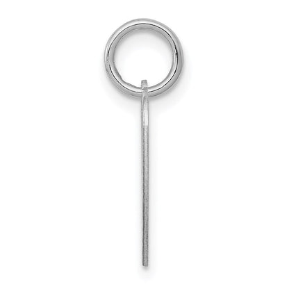 Sterlingsilber Rhodiniert Süß Sechzehn Herz Plättchen Charm