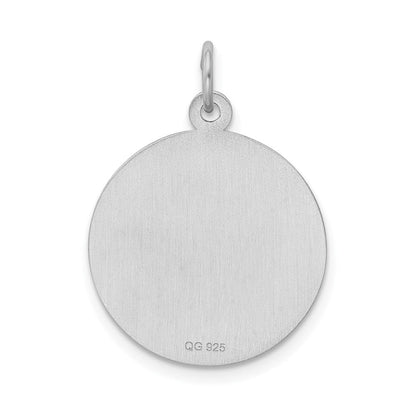 Sterlingsilber Rhodiniert Happy Geburtstag Plättchen Charm