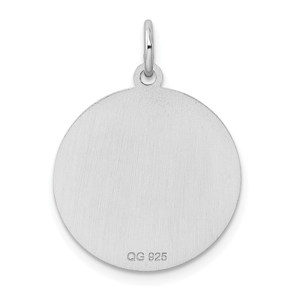 Sterlingsilber Rhodiniert Happy Geburtstag Plättchen Charm