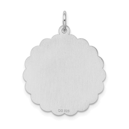 Sterlingsilber Rhodiniert Happy Geburtstag Plättchen Charm