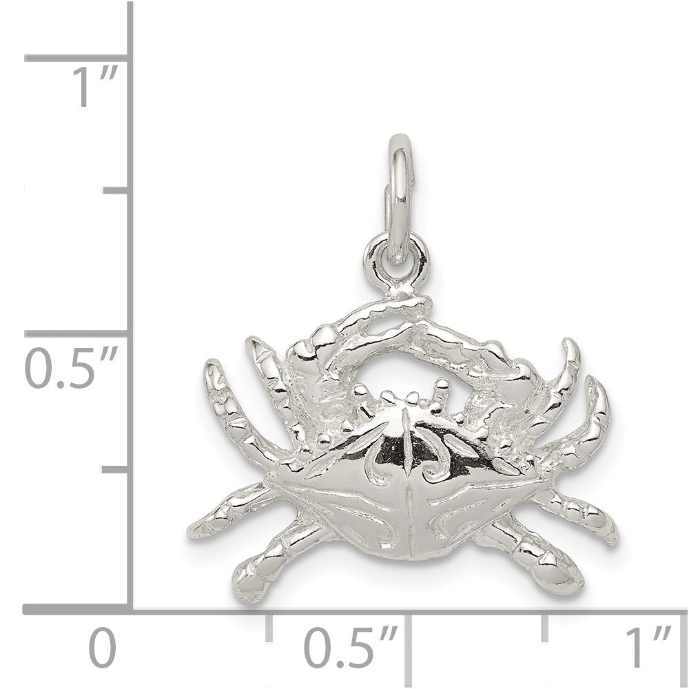 Sterlingsilber Krabbe Charm