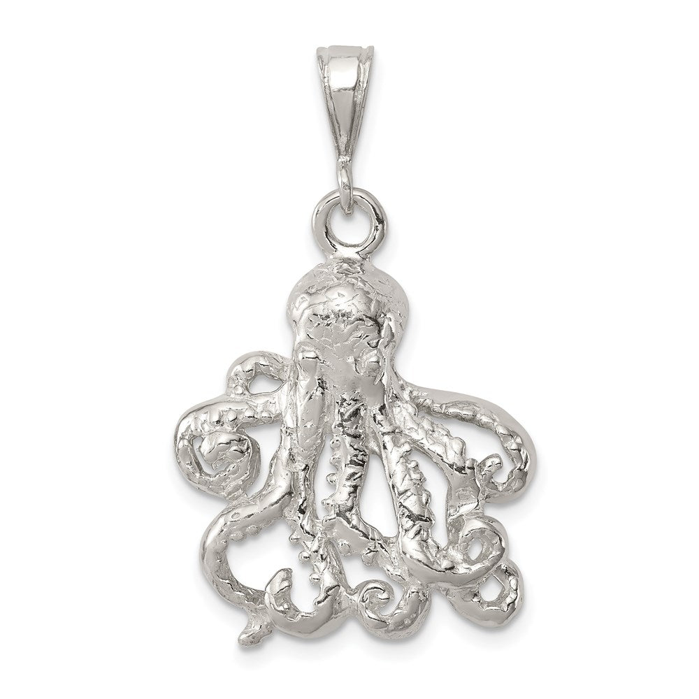 Sterlingsilber Octopus Charm
