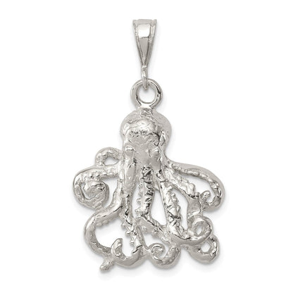 Sterlingsilber Octopus Charm