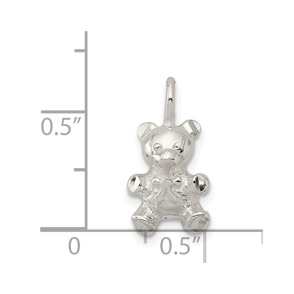 Sterlingsilber Teddy Bär Charm