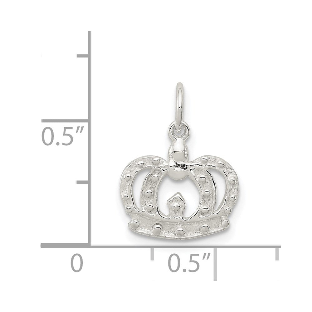 Sterlingsilber Krone Charm