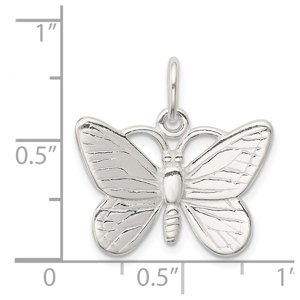 Sterlingsilber Schmetterling Charm