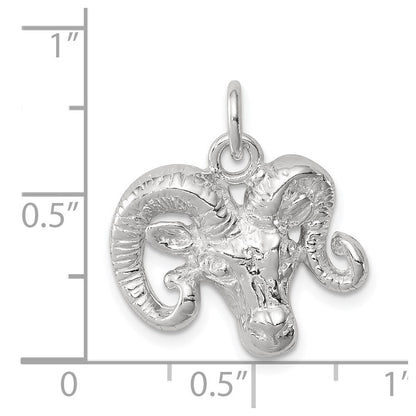 Sterlingsilber Ram Charm
