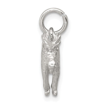 Sterlingsilber 3-d Moose Charm