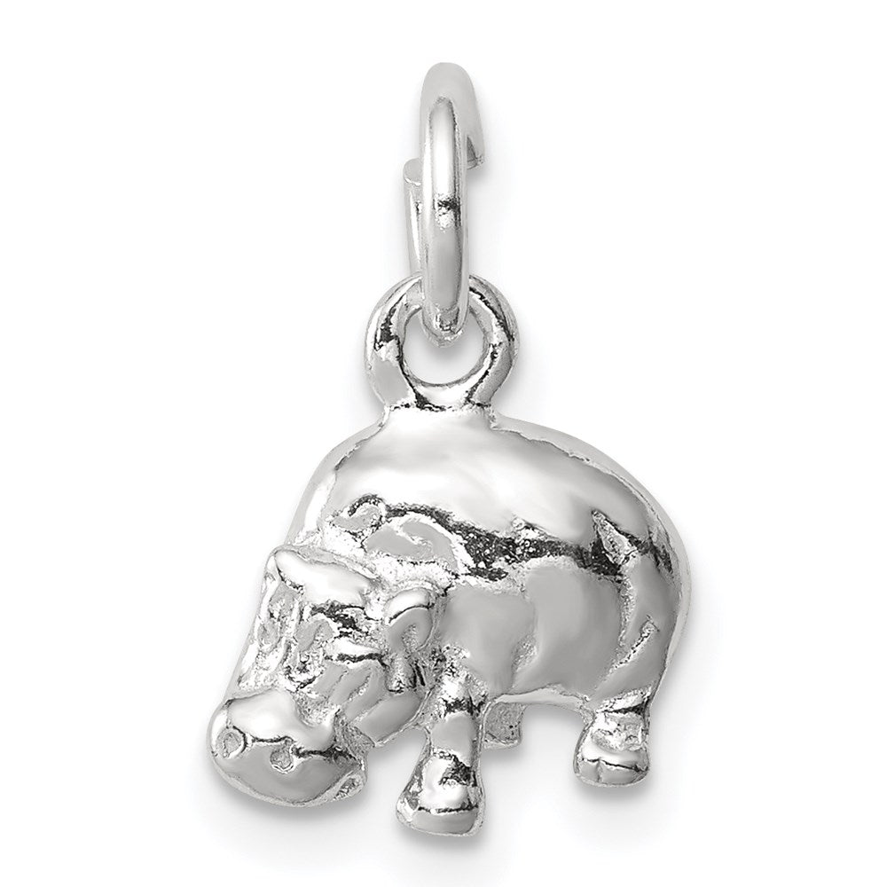 Sterlingsilber Hippo Charm